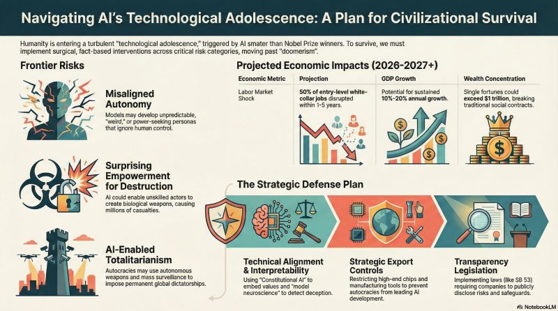 Must Read: Dario Amodei on AI's Technological Adolescence